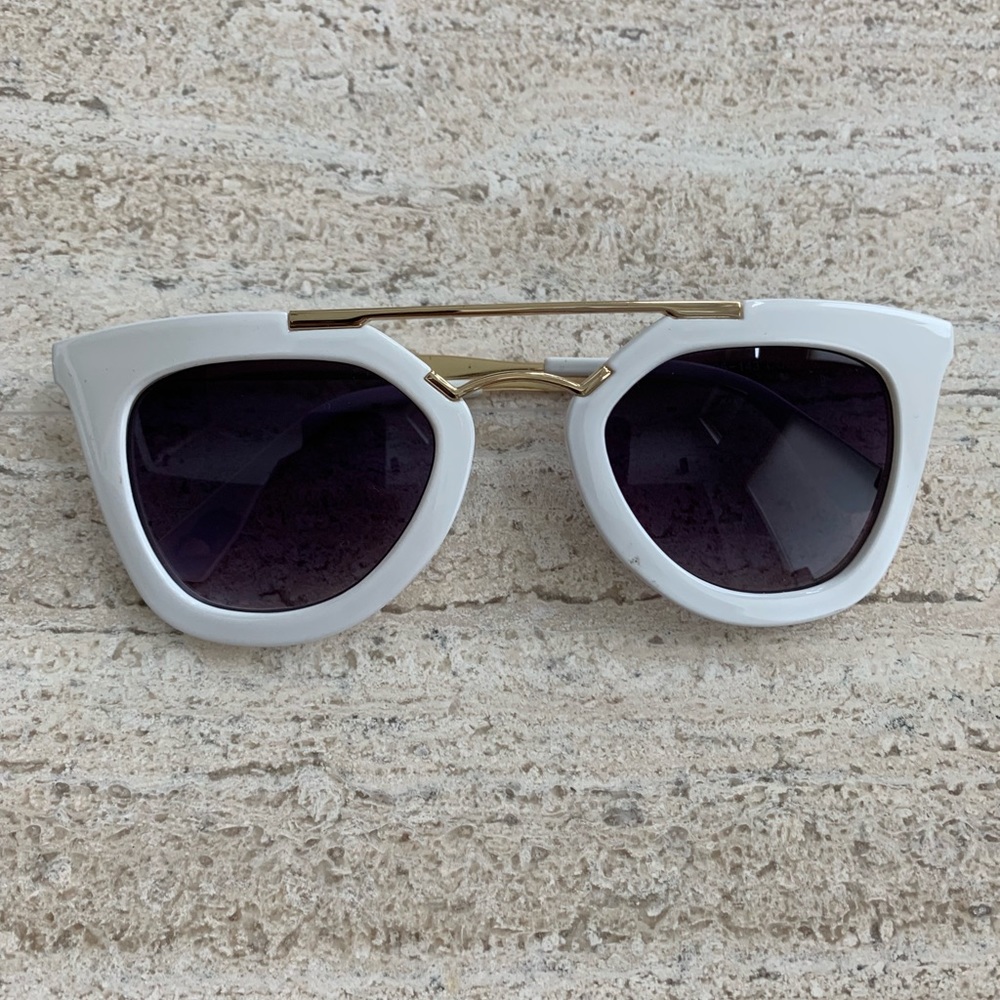 Forever 21 White Sunglasses